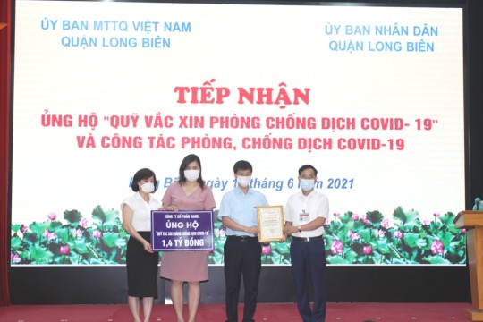 HANEL VÀ CÁC CÔNG TY THÀNH VIÊN ỦNG HỘ QUỸ VẮC-XIN PHÒNG CHỐNG DỊCH COVID-19 